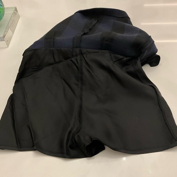 NWT Maje Blue Checkered Mini Skirt NWOT Size 36 - Picture 9 of 10